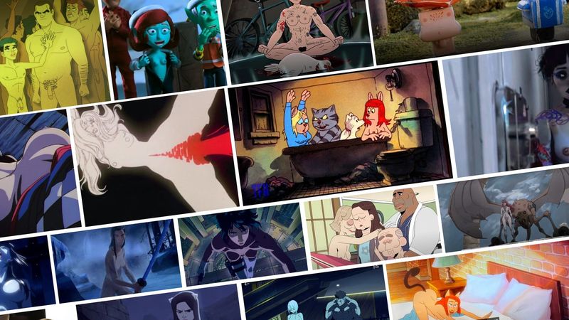 Aseksualaus ir erotinio animacinio nuogumo naudojimas pasakojant brandžias istorijas